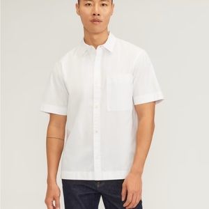 [NWT] Everlane poplin button down short sleeved shirt
